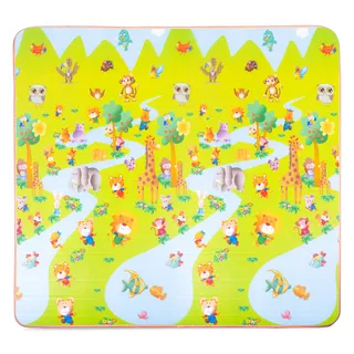 Rolovateľná detská podložka inSPORTline Lhotino 200x180x1,5 cm - Podmorský svet