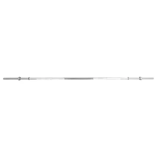 Vzpieračská tyč inSPORTline Welenorty rovná 220cm/30mm so závitom a objímkami