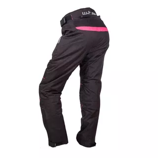 Dámske moto nohavice W-TEC Durmanes Lady - čierno-ružová