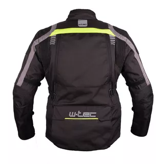 Touringová moto bunda W-TEC Smackton - 2.akosť - čierno-zelená