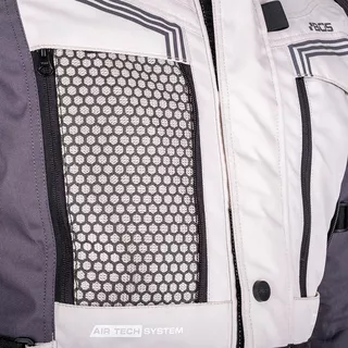 Pánska touringová moto bunda BOS Maximum - Gray