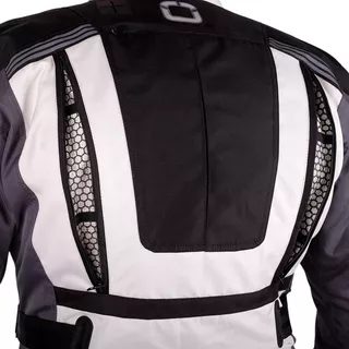 Pánska touringová moto bunda BOS Maximum - Gray