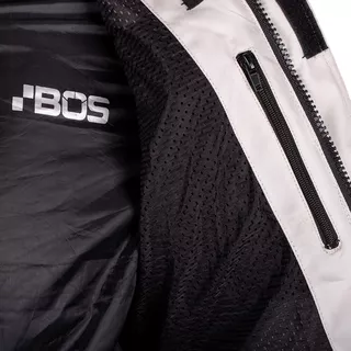 Pánska touringová moto bunda BOS Maximum - Gray