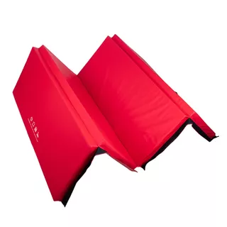 Skladacia gymnastická žinenka inSPORTline Kvadfold 200x120x5 cm - hnedá
