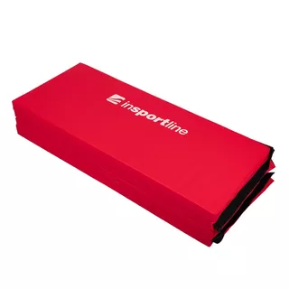 Skladacia gymnastická žinenka inSPORTline Kvadfold 200x120x5 cm - hnedá