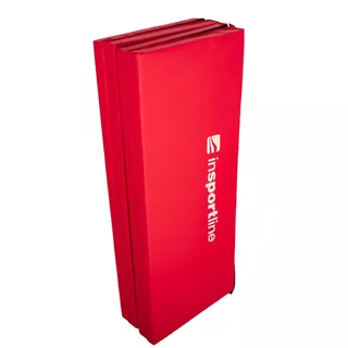 Skladacia gymnastická žinenka inSPORTline Kvadfold 200x120x5 cm - hnedá
