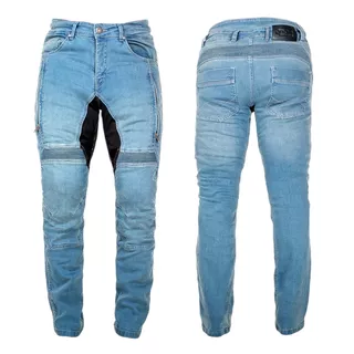 Pánske moto jeansy BOS Mazda - blue - blue