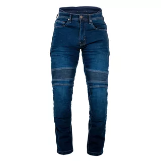 Pánske moto jeansy BOS Micas - Acid Blue