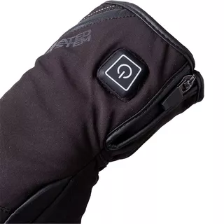 Vyhrievané moto a lyžiarske rukavice W-TEC HEATnoir 2x2000 mAh - 2. akosť - čierna