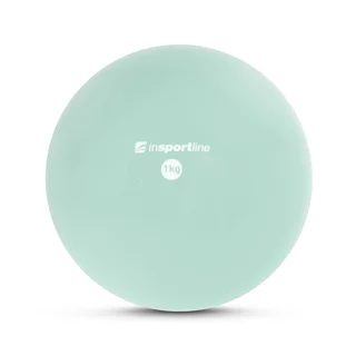 Joga lopta inSPORTline Yoga Ball 1 kg - ružová - mentolová