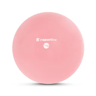 Joga lopta inSPORTline Yoga Ball 1 kg - ružová - ružová