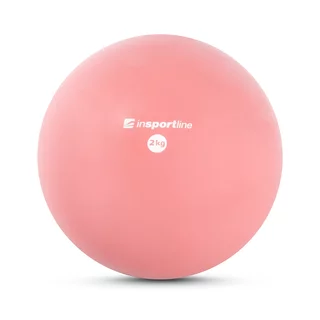 Joga lopta inSPORTline Yoga Ball 2 kg - ružová - ružová
