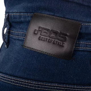 Pánske moto jeansy BOS Micas - Acid Blue