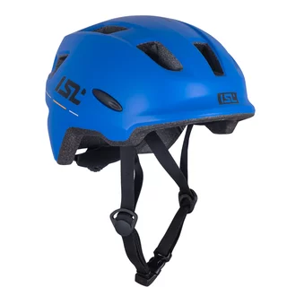 Detská cyklo prilba s LED svetlom ISL Lumitto - Racer Blue