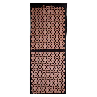 Akupresúrna podložka inSPORTline AKU-1000 125 x 50 cm - čierna-mocha mousse