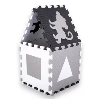 Penové puzzle s ohrádkou inSPORTline Trastino 30,5x30,5x1 cm, 36ks