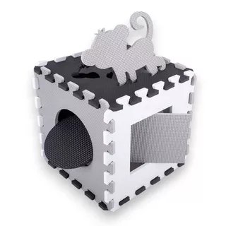 Penové puzzle s ohrádkou inSPORTline Trastino 30,5x30,5x1 cm, 36ks