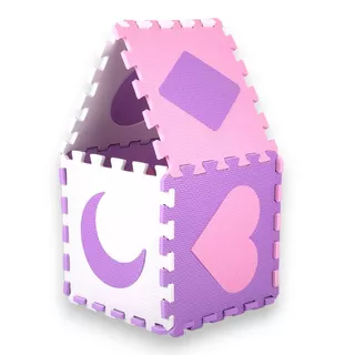 Penové puzzle s ohrádkou inSPORTline Burgino 30,5x30,5x1 cm, 36ks
