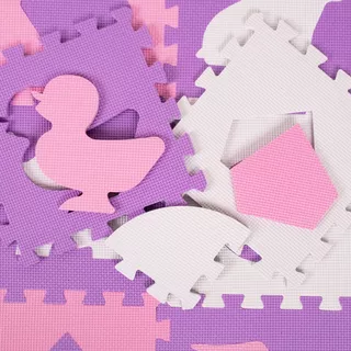 Penové puzzle s ohrádkou inSPORTline Burgino 30,5x30,5x1 cm, 36ks