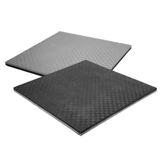 Puzzle tatami podložka inSPORTline Malmeida 100x100x4 cm - šedo-čierna, steblový vzor