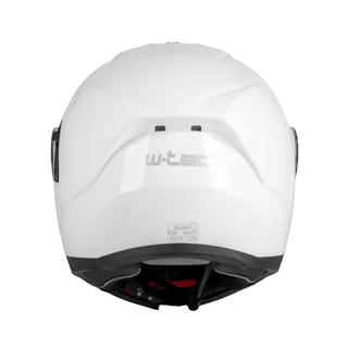 Výklopná prilba W-TEC Benidor - biela lesk
