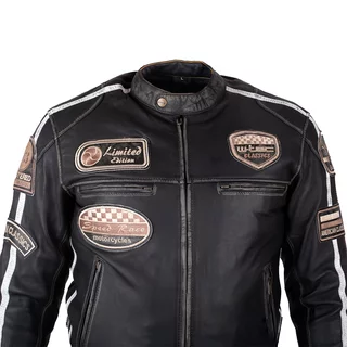 Pánska kožená moto bunda W-TEC Sheawen Vintage