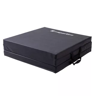 Skladacia gymnastická žinenka inSPORTline Trifold 195x90x5 cm - hnedá