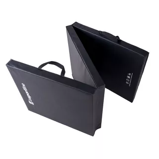 Skladacia gymnastická žinenka inSPORTline Trifold 195x90x5 cm - hnedá