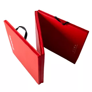 Skladacia gymnastická žinenka inSPORTline Trifold 180x60x3 cm - hnedá