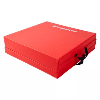 Skladacia gymnastická žinenka inSPORTline Trifold 180x60x5 cm - hnedá