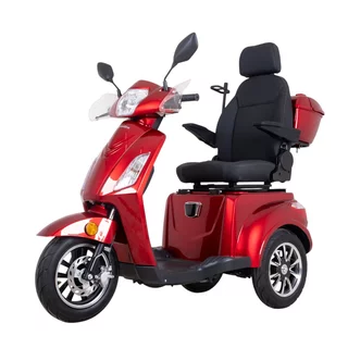 Elektrický trojkolesový vozík inSPORTline Zorica Deluxe s elektromagnetickou brzdou - červená
