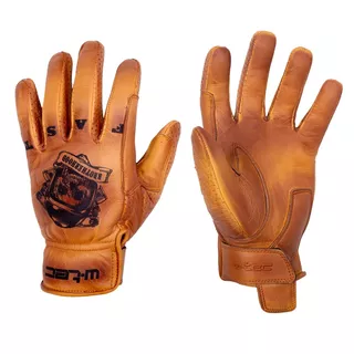 Letné kožené moto rukavice W-TEC Gatorrano