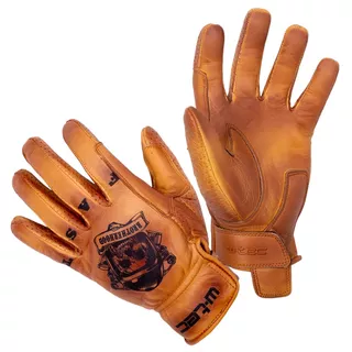 Letné kožené moto rukavice W-TEC Gatorrano