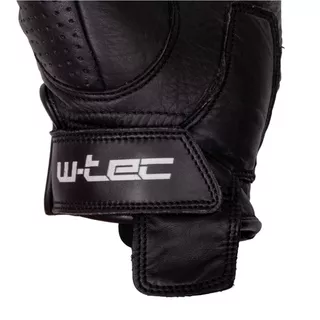 Letné kožené moto rukavice W-TEC Black Heart Darios - čierna