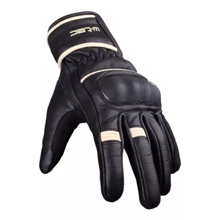 Moto rukavice W-TEC Franker - čierno-biela