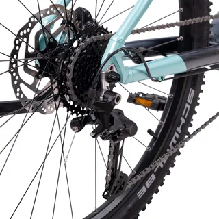 Dámsky horský elektrobicykel inSPORTline ISL Asuki 630 Wh 27,5" - model 2025 - Aqua Blue
