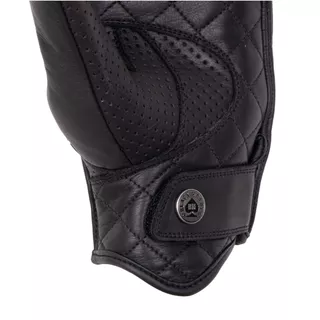 Kožené moto rukavice W-TEC Black Heart Rookah - čierna