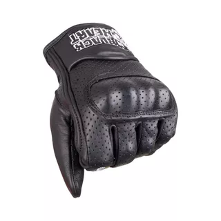 Kožené moto rukavice W-TEC Black Heart Rookah - čierna