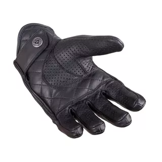 Kožené moto rukavice W-TEC Black Heart Rookah - čierna