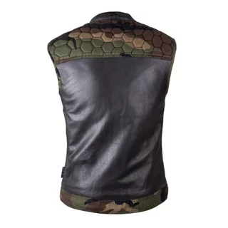 Moto vesta W-TEC Black Heart Regimento - tmavo šedá-kamufláž