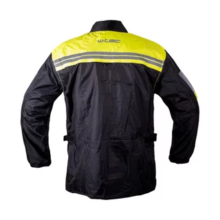 Moto pláštenka W-TEC Igava - 2.akosť - čierna-fluo zelená