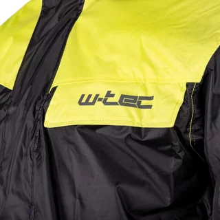 Moto pláštenka W-TEC Igava - 2.akosť - čierna-fluo zelená