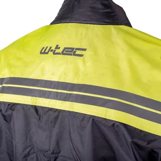 Moto pláštenka W-TEC Igava - 2.akosť - čierna-fluo zelená