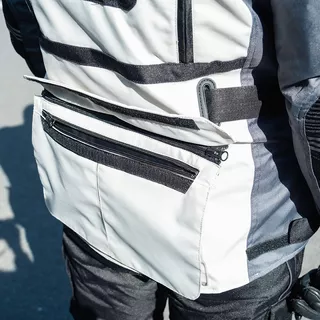 Pánska touringová moto bunda BOS Maximum - Gray