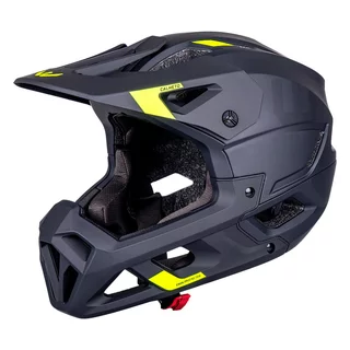 Downhill prilba W-TEC Calheto - Black Neon