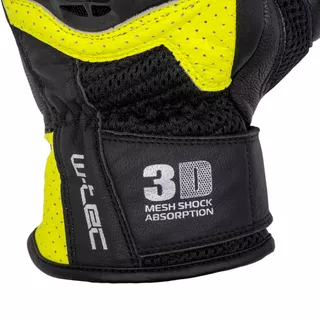 Moto rukavice W-TEC Janstur - čierna-fluo
