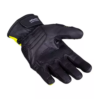 Moto rukavice W-TEC Janstur - čierna-fluo