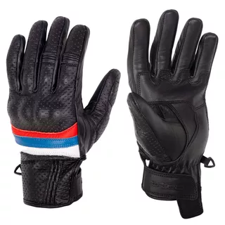 Letné kožené moto rukavice W-TEC Laudero - béžová
