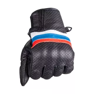 Letné kožené moto rukavice W-TEC Laudero - béžová