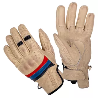 Letné kožené moto rukavice W-TEC Laudero